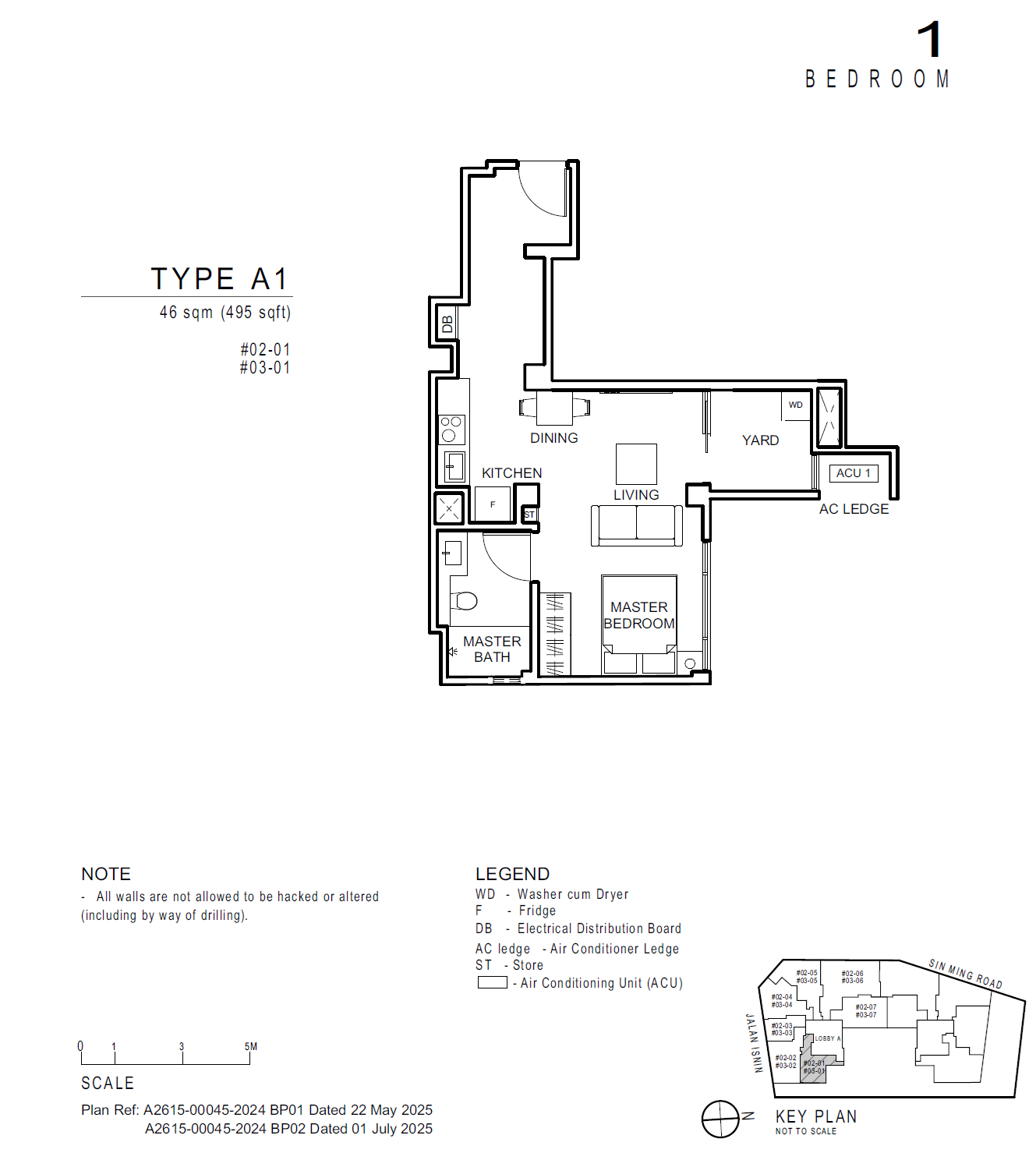 Artisan 8 1 Bedroom Floor Plan 1