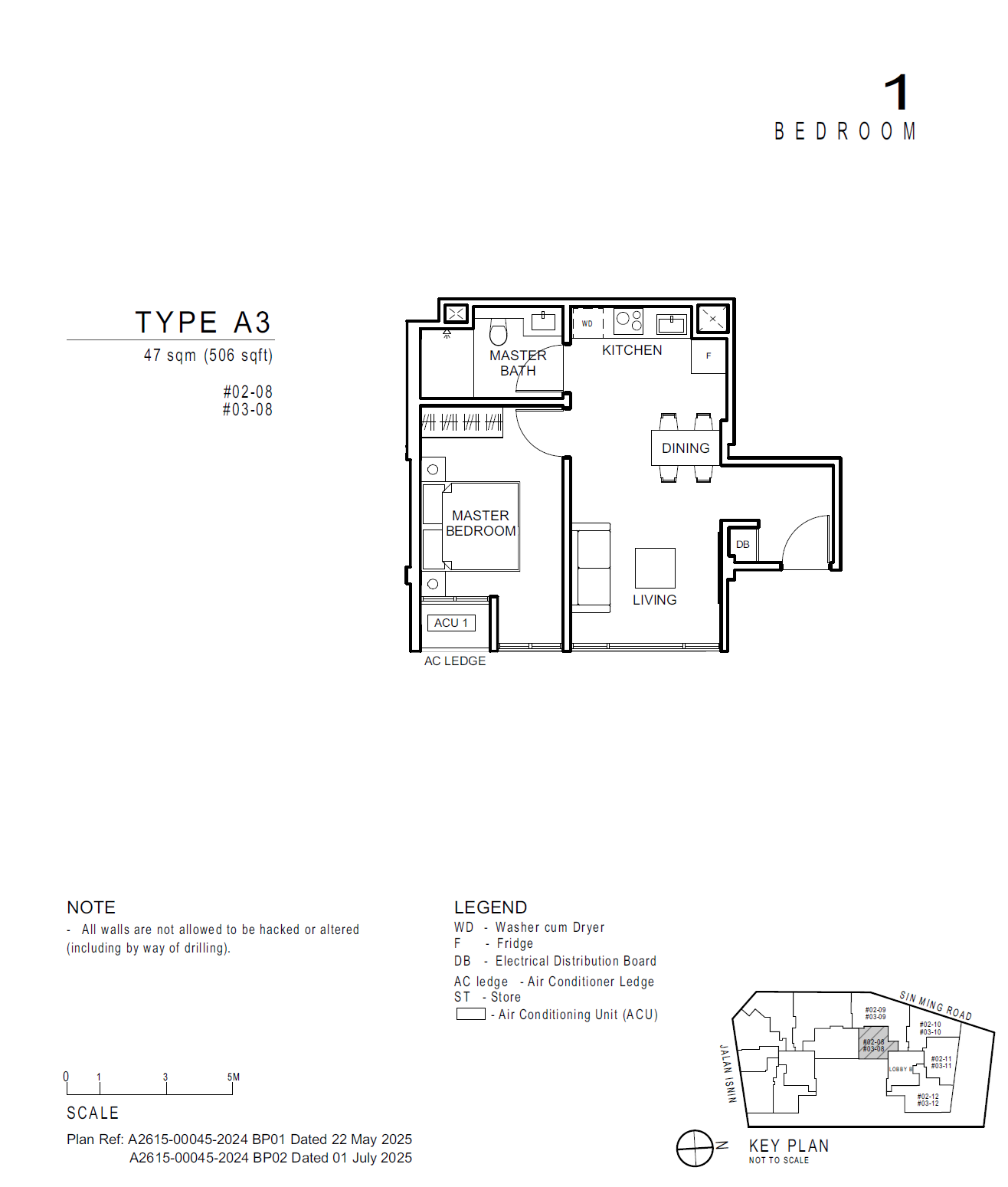 Artisan 8 1 Bedroom Floor Plan 2